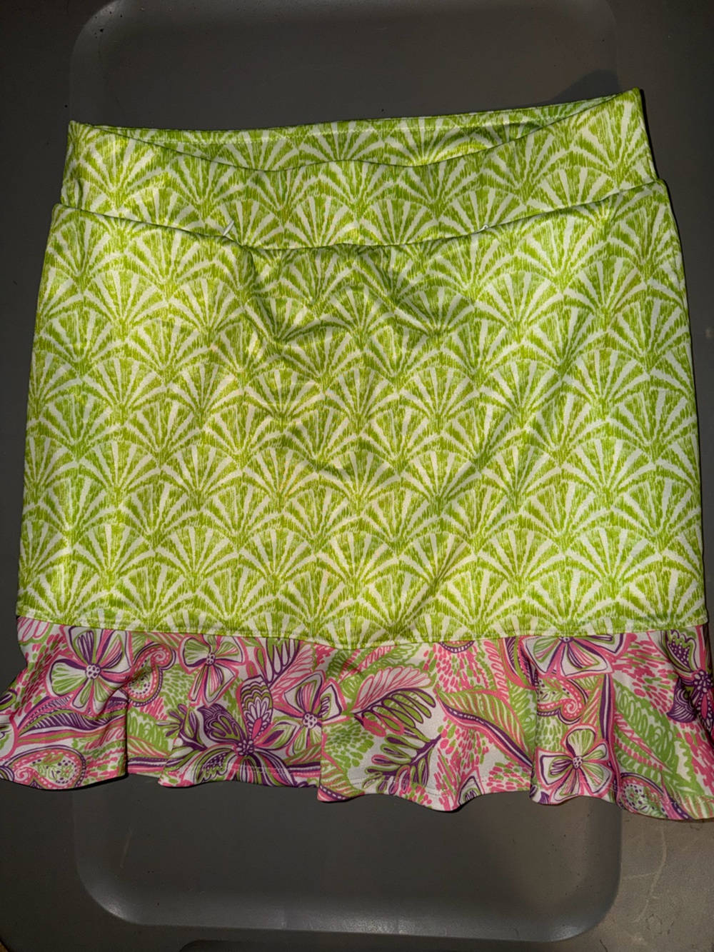 Stella Parker Green & Pink Golf Skirt